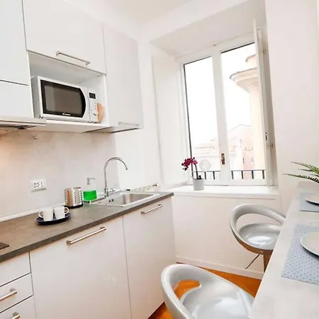 White Panoramic Jacuzzi Trastevere Apartmán *